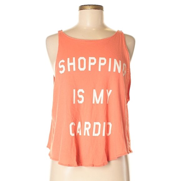 Wildfox Tops - Wildfox Shopping is my Cardio graphic tee tank